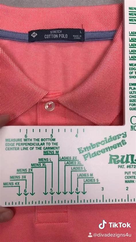 embroidery placement ruler machine embroidery tips video custom