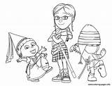 Despicable Coloring Girls Pages Gru Agnes Margo Printable Print Drawing Family Para Minions Edith Z31 Info Dru Minion Colouring Kids sketch template