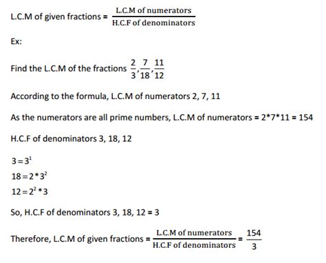 Lcm Formula And Examples Prime Factorization And Division Method Maths