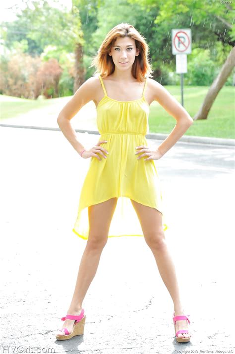 Hannah Is Hot In Yellow