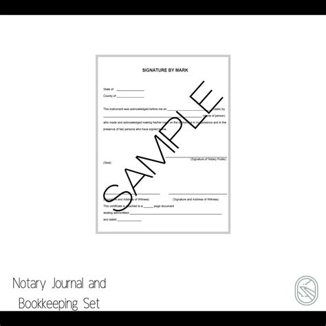 notary blank forms notary blank certificates notary etsy uk