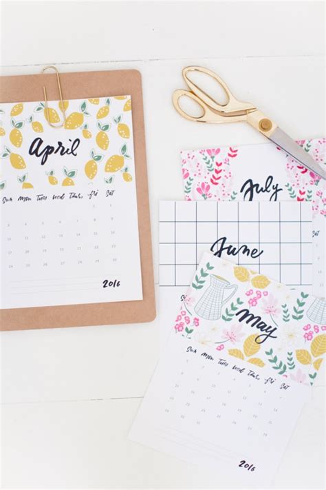 cute printable calendars calendar template