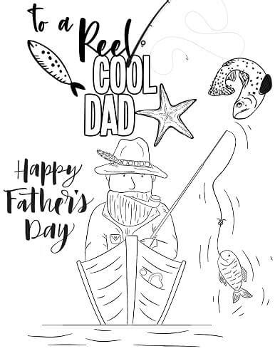 fathers day coloring page  coloring home