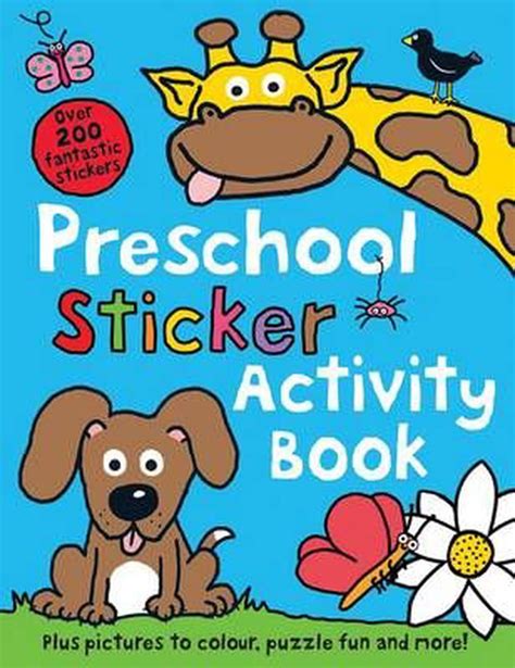 preschool sticker activity book sticker book paperback walmartcom