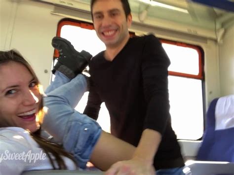 amateur couple fucking on a train with facial mysweetapple free porn videos youporn
