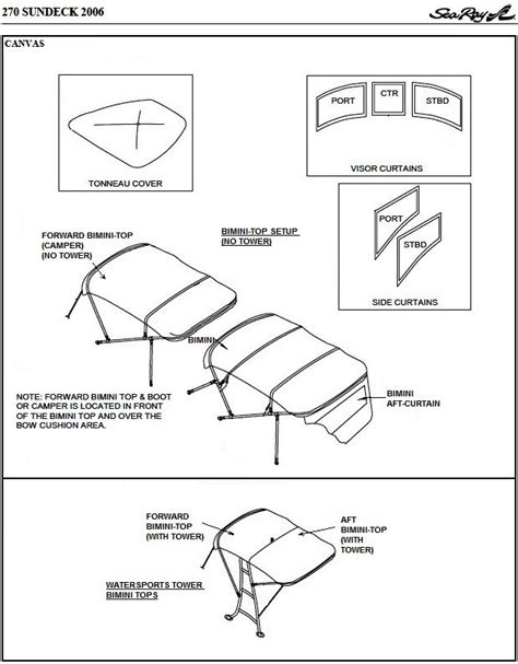 sea ray boat parts manual
