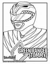 Ranger Rangers Morphin Mighty Tommy sketch template