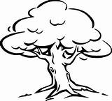 Tree Coloring Pages Everfreecoloring sketch template