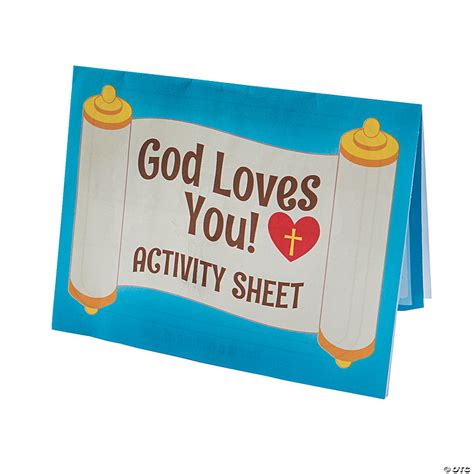 jesus loves  activity sheets discontinued