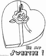 Coloring Valentine Pages Gifts Valentines Teachers Printing Help Library Clipart sketch template