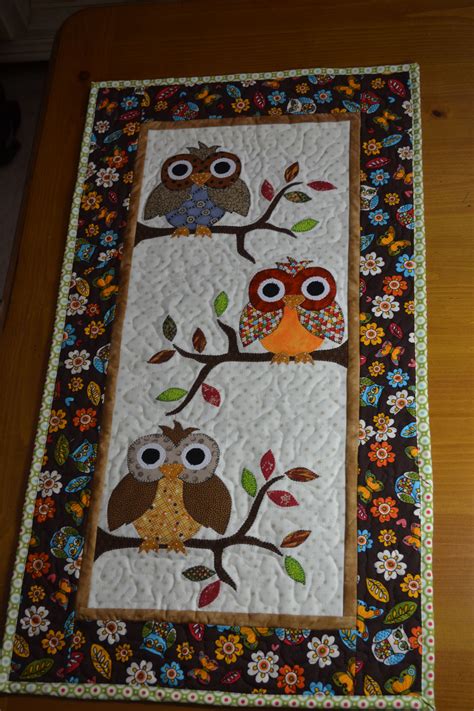 mom pattern  quiltmaker julyaugust  colchas quilt owl