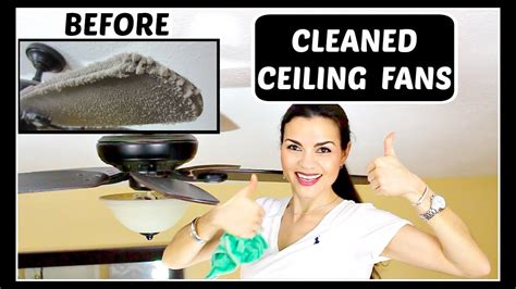 clean dusty ceiling fan real life mess youtube