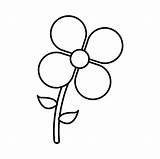 Facili Semplici Fiori Disegnare Matita Fiore Stampare Copiare Vetro Bimbi Pourfemme Bacheca sketch template