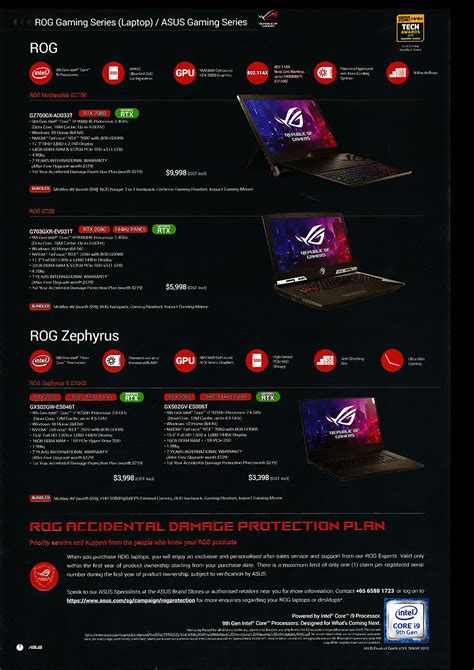 asus notebooks page  brochures  comex  singapore  tech