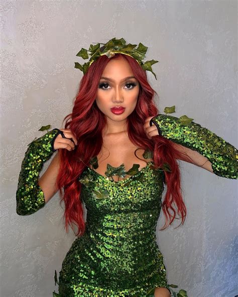 Poison Ivy Halloween Costume Fairy Cosplay Costume Vine Green Etsy