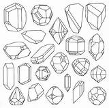 Crystallography Geometric Cristales Tutorials Coloriages Flash Quartz Gemas Dibujar Mineral выбрать доску sketch template