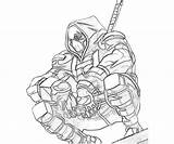 Taskmaster Marvel Vs Drawing Capcom Pages Coloring sketch template