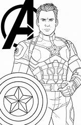 America Captain Evans Chris Coloring Jamiefayx Pages Avengers Marvel Choose Board Kids Disney sketch template