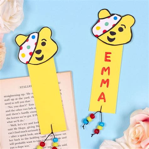 pudsey bookmarks  craft ideas baker ross bookmarks handmade