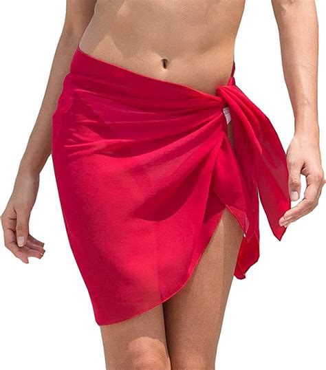 varioushk womens beach short sarong beach wrap sheer beach cover up