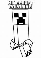 Coloring Minecraft Skins Pages Comments sketch template