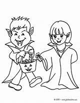 Halloween Vampiros Disfraces Deguises Coloriage Przebrania Enanos Dzieci Dibujo Imprimer Kolorowanki Muertos Ligne sketch template