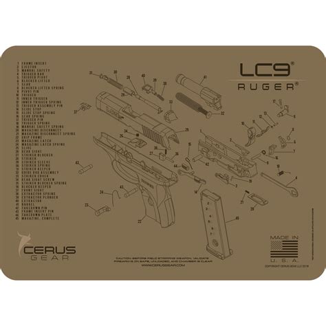 ruger lc schematic promat clean  ccw   pro cerus gear