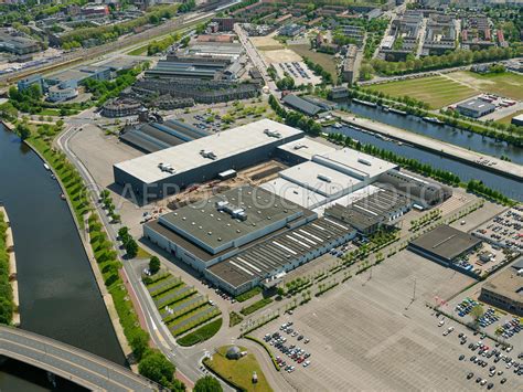 aerial view brabanthallen exhibition centre  hertogenbosch noord