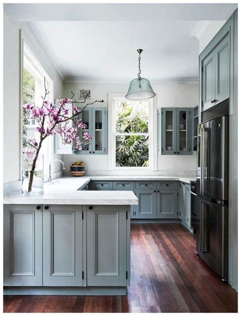 kitchen  gray cabinets   choose  trend decoholic