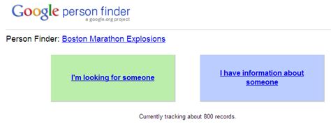 google person finder agrupa informacoes sobre vitimas das explosoes em