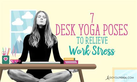 yoga poses      work desk  relieve stress sydney