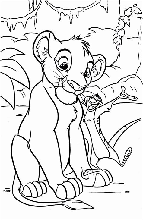 lion king printable coloring pages