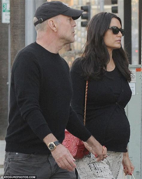 Bruce Willis And Pregnant Wife Emma Heming Go Shopping In