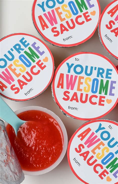 awesome sauce valentine  printable printable word searches