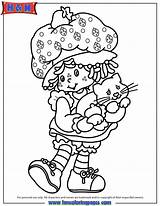 Strawberry Shortcake Coloring Pages Vintage Printable Original Character Characters Kids Princess Adult Clipart Color Getcolorings Silhouette Books Getdrawings Print Library sketch template