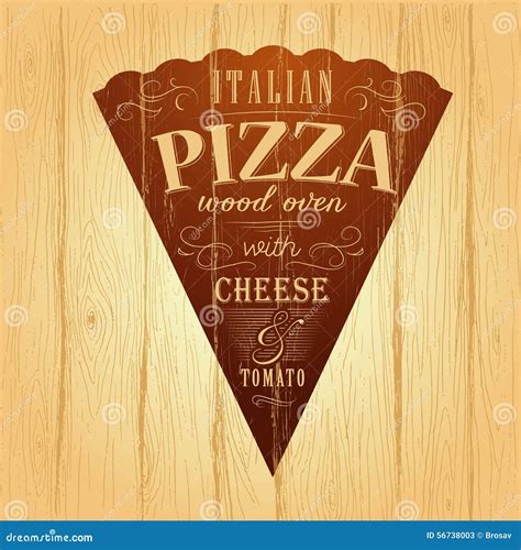 pizza design template stock vector illustration  template