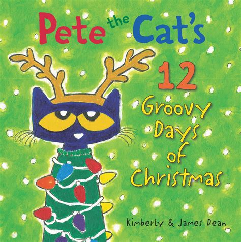 pete  cats  groovy days  christmas hardcover book