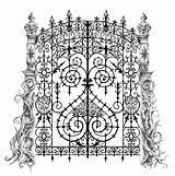 Heaven Gates Gate Tattoo Drawing Graveyard Clipart Getdrawings Tattoos Vine Death Library Cliparts Use Clip sketch template
