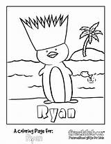 Coloring Pages Personalized Name First School Color Kindergarten Kids Morning Work Sheets Custom Ryan Girls Easter Sheet They Visit Cool sketch template