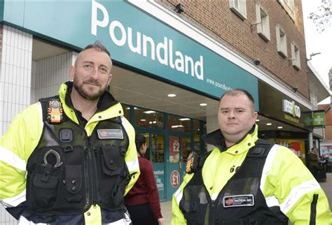 poundland arrest in canterbury as security guards tackle suspected