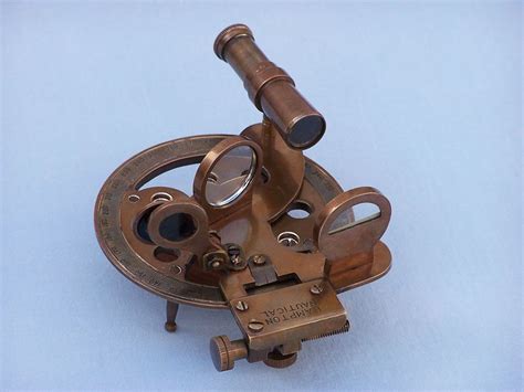 antique brass sextant with rosewood box 5 brass sextant nautical decor ebay