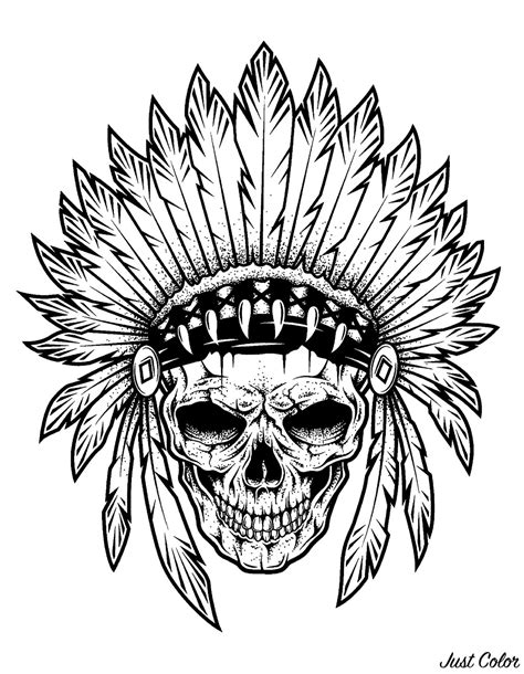 skull tattoo coloring pages coloring home