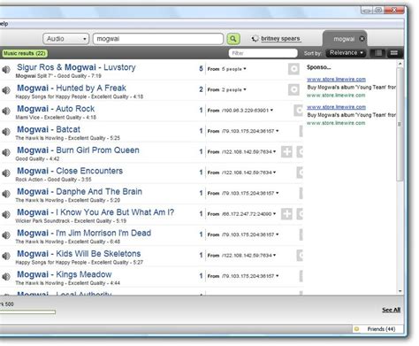 Limewire Adds Private File Sharing Wired