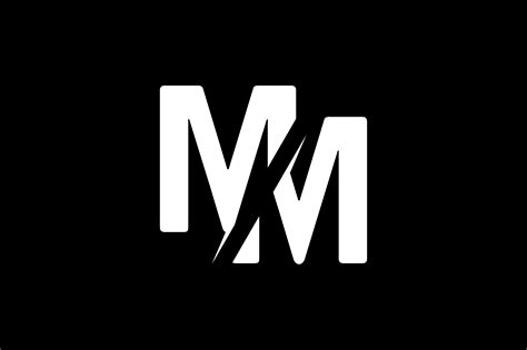 monogram mm logo design grafico por greenlines studios creative fabrica