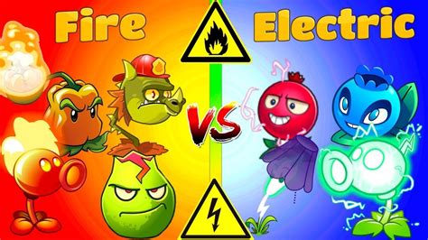 plants  zombies  gameplay fire plants  electric plants challenge