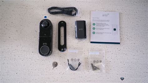 arlo essential video doorbell wire  review battery power