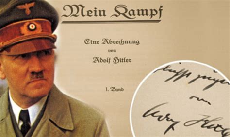 rarest ever copy of mein kampf signed by adolf hitler s expected to