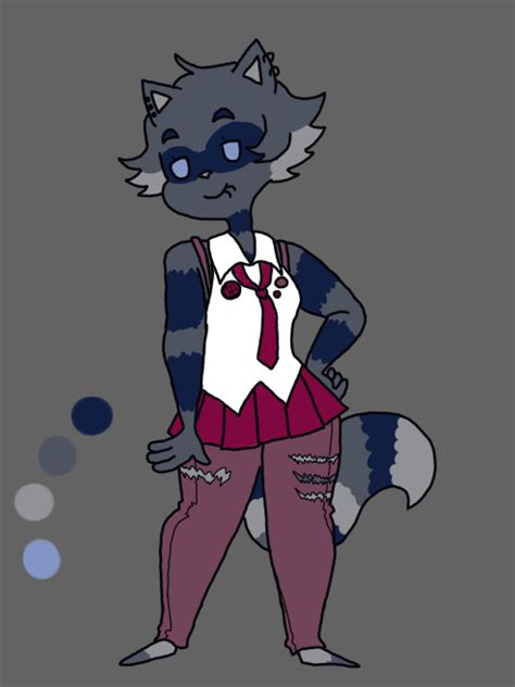 raccoon girl  tumblr
