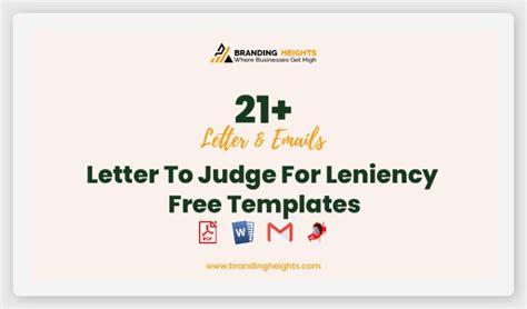 letter  judge  leniency  templates