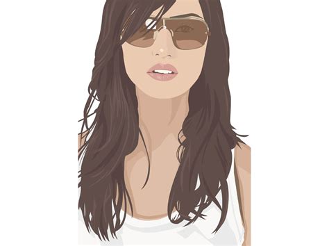 sexy girl with sunglasses vector art and graphics